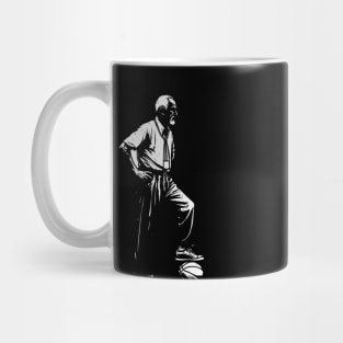 A Basketball coach thinking Mug